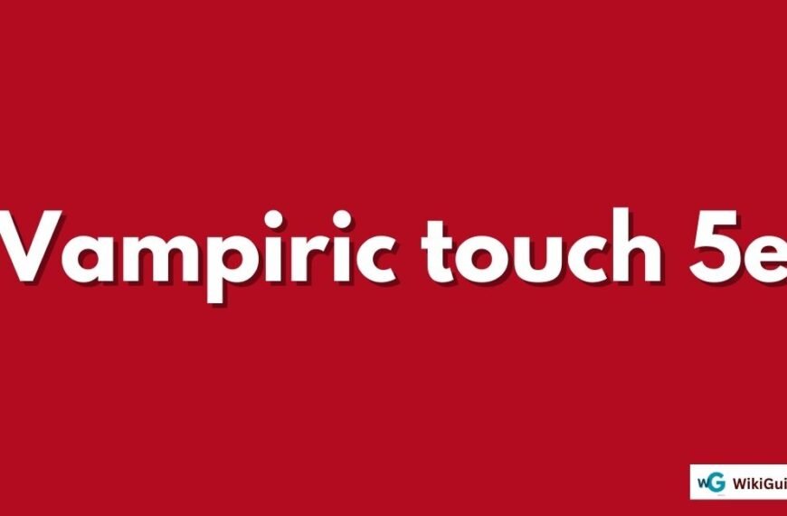 Vampiric touch 5e